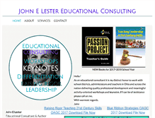 Tablet Screenshot of johnlester.com